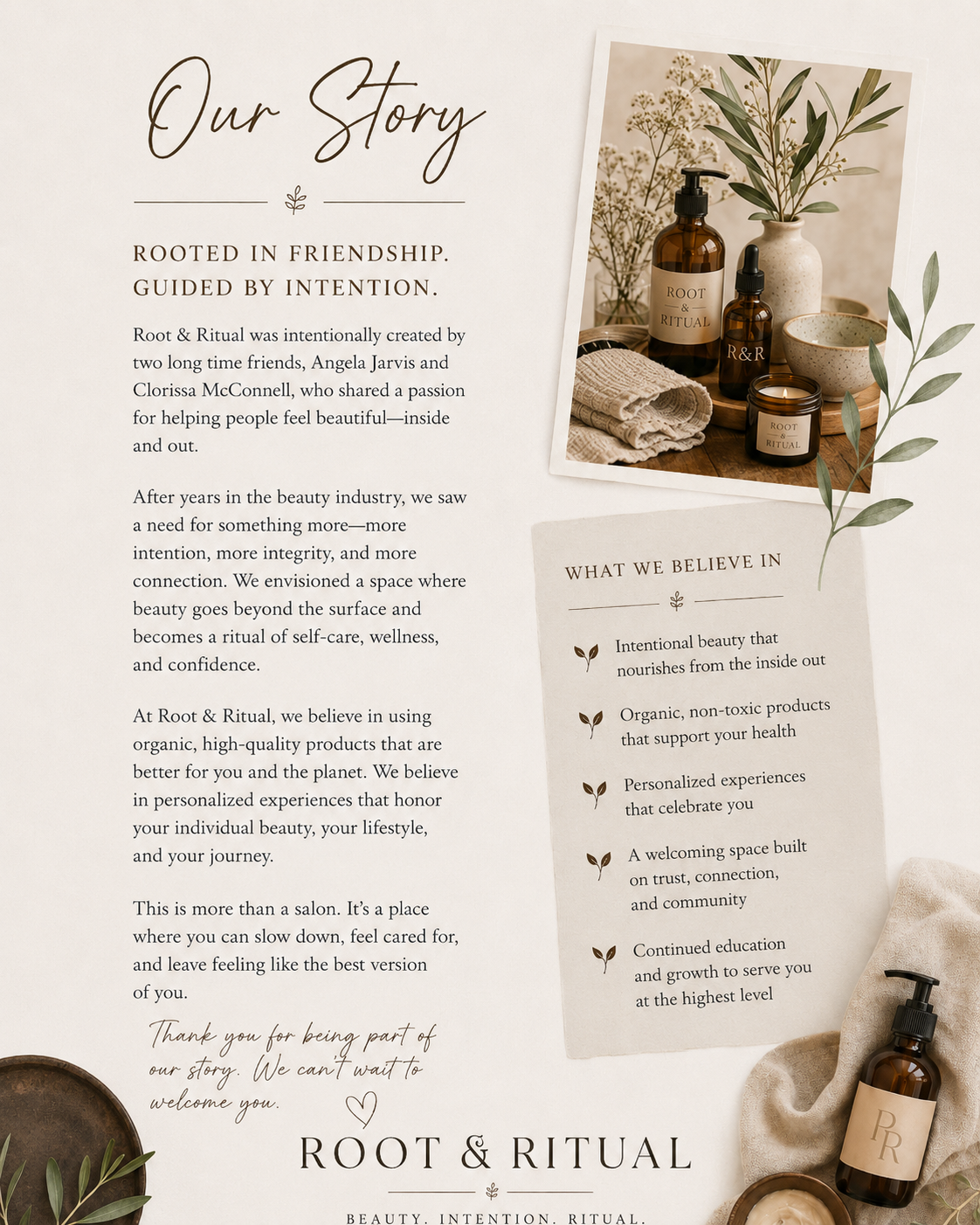 Inside Root & Ritual studio